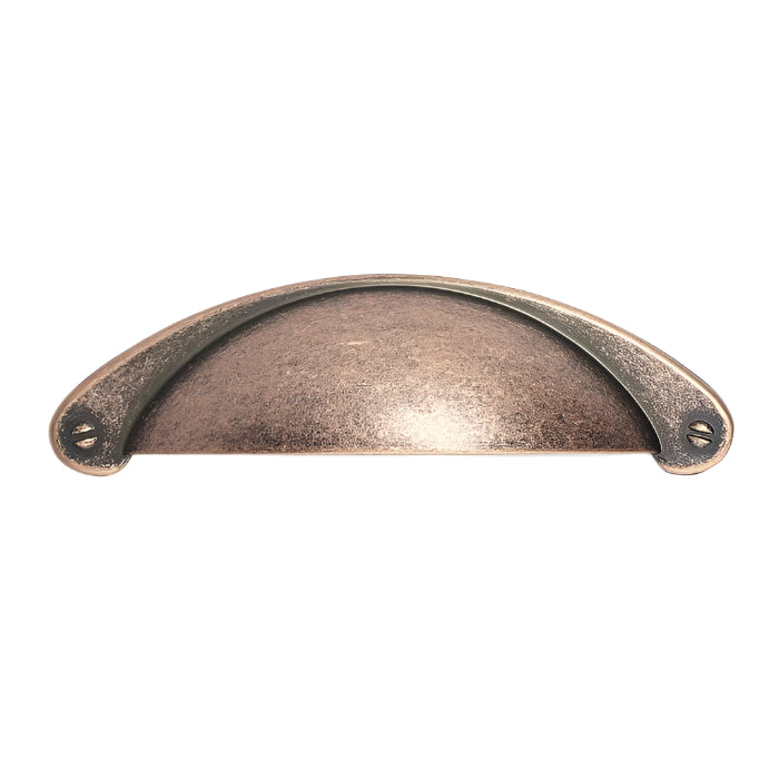 8233 Traditional Metal Cup Pull - Antique Copper / 4’’ - Cup Pull