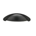 8233 Traditional Metal Cup Pull - Matte Black / 4’’ - Cup Pull