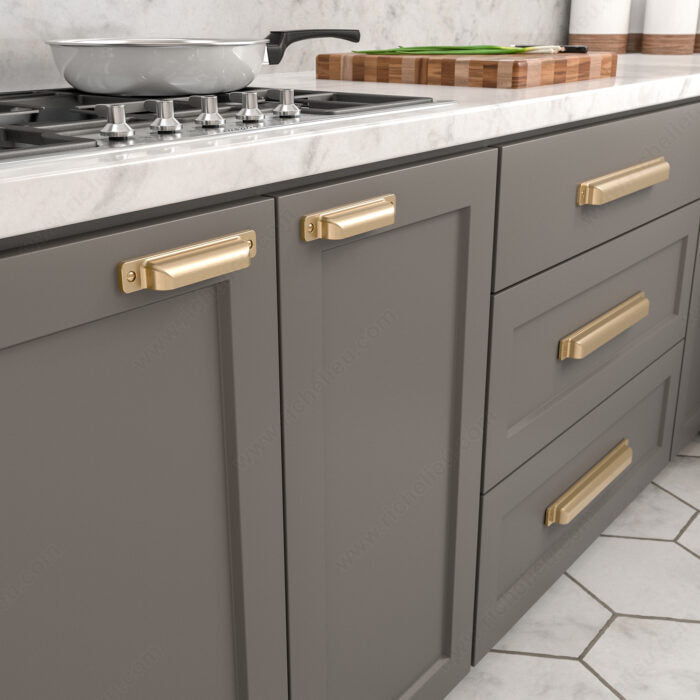 8716 Transitional Metal Cup Pull - Cup Pull