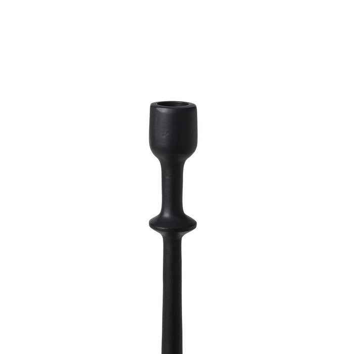 Renwil Albero Candle Holder Set – Matte Black Cast Aluminum - Candle Holders