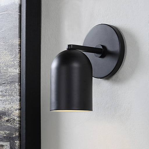 Renwil Valonia Wall Sconce – Matte Black - Wall Sconce