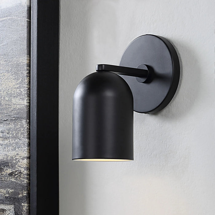 Renwil Valonia Wall Sconce – Matte Black - Wall Sconce