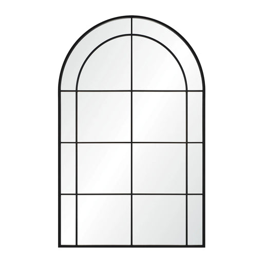 Renwil Atkinson Full-Length Wall Mirror – Matte Black Iron Frame - Full Length Mirror