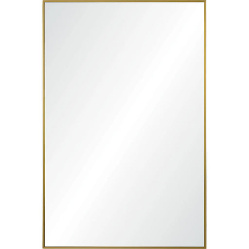 Renwil Raydon Wall Mirror – Satin Brass Iron Frame - Wall Mirror