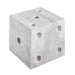 Renwil Dylon Volakas Marble Decorative Dice – Honed White - Sculpture