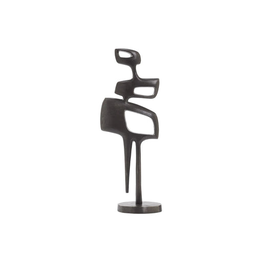 Renwil Pacino Abstract Statue – Antique Nickel - Sculpture