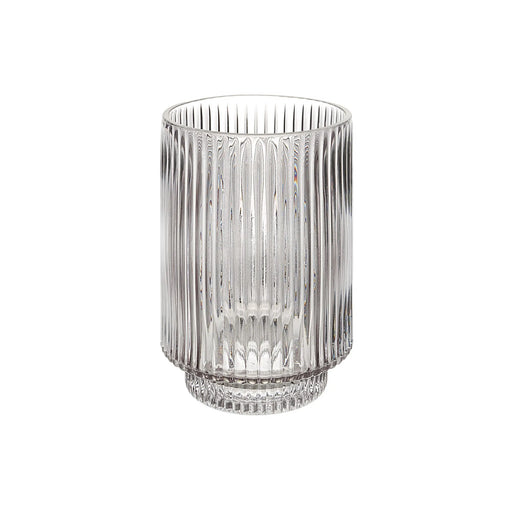 Renwil Amiens Grey Fluted Glass Vase - Vase