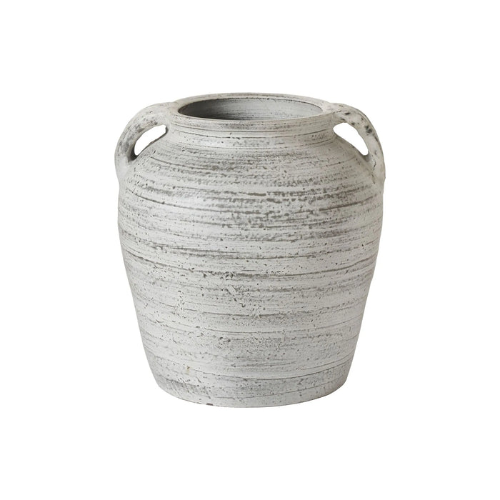 Renwil Blanco Antique White Clay Vase - Vase