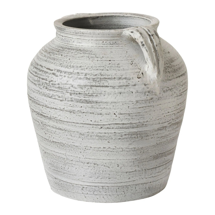 Renwil Blanco Antique White Clay Vase - Vase