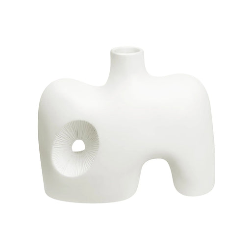 Renwil Mariner Off-White Ceramic Decorative Vase - Vase