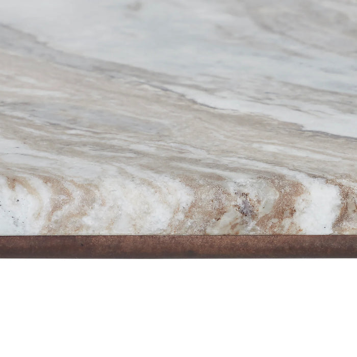 Renwil Lucente Beige Marble Console Table