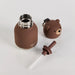 Asobu Mini Besties Bear bottle with removable silicone topper and straw