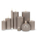 Luxlite Moon Grey flameless LED taper and pillar candle collection