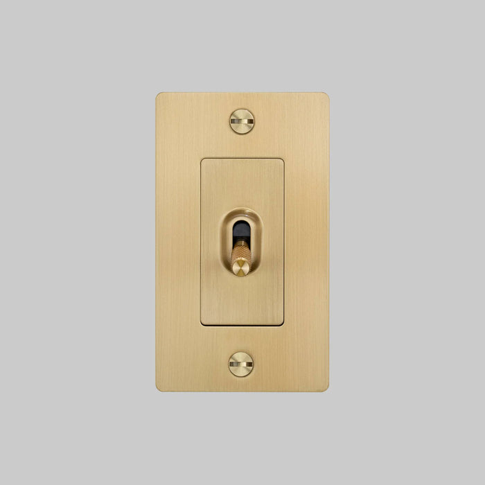 Buster + Punch 1-Gang Toggle Switch – Cross - 1G Toggle