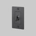 Buster + Punch 1-Gang Toggle Switch – Cross - Smoked Bronze / Without Logo - 1G Toggle