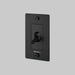 Buster + Punch 1-Gang Toggle Switch – Cross - Black / With Logo - 1G Toggle