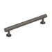 Richelieu 9208 Modern Metal Pull - Black / Brushed Nickel / 6’’ - Cabinet Pull