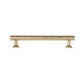 Richelieu 9208 spiral cabinet pull in polished gold front view