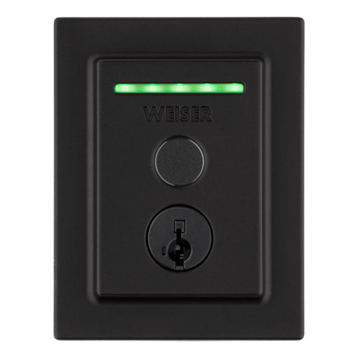 Weiser Halo Touch Fingerprint Smart Lock with Wi-Fi - Matte Black - Smart Lock